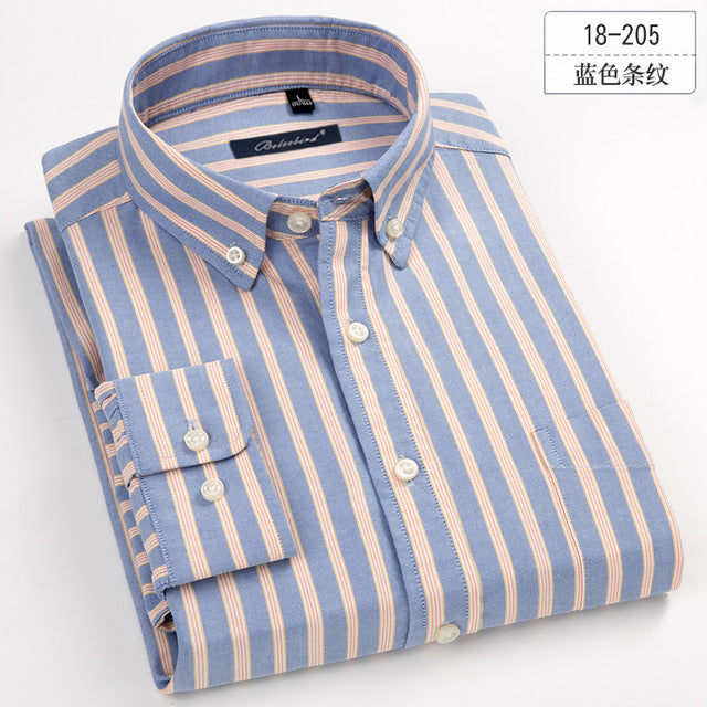 Cotton Oxford Shirts High Quality Striped