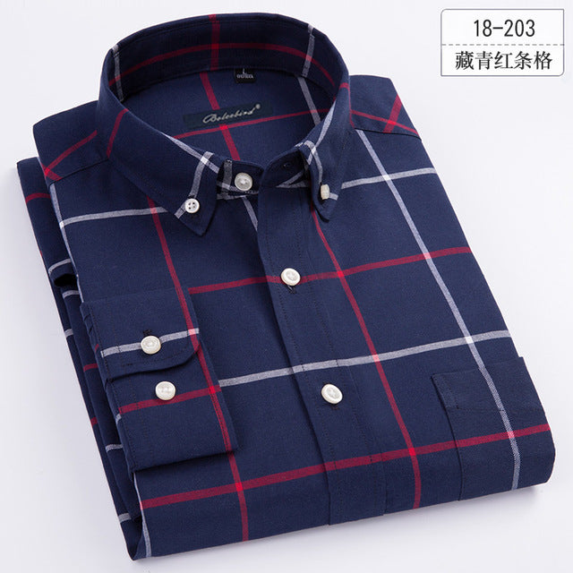 Cotton Oxford Shirts High Quality Striped