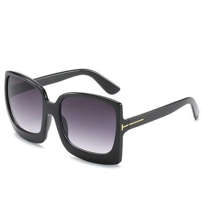 Fashion Oversized Sunglasses Brand Designer Plastic Female