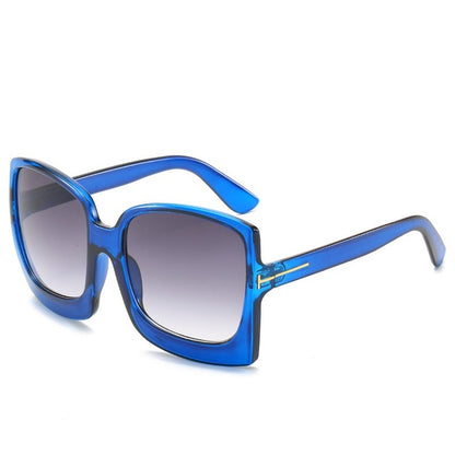 Fashion Oversized Sunglasses Brand Designer Plastic Female