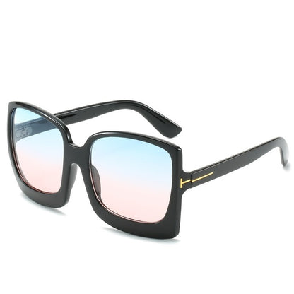 Fashion Oversized Sunglasses Brand Designer Plastic Female