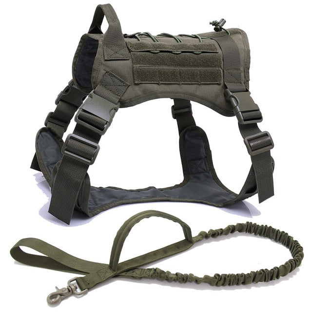 Military Tactical Dog Harness Front Clip Law