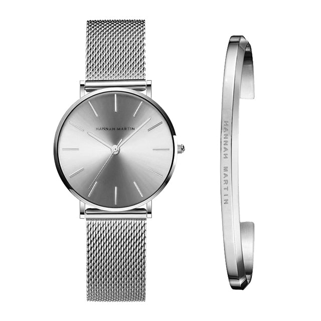 Stainless Steel U-shape Bracelet Watch