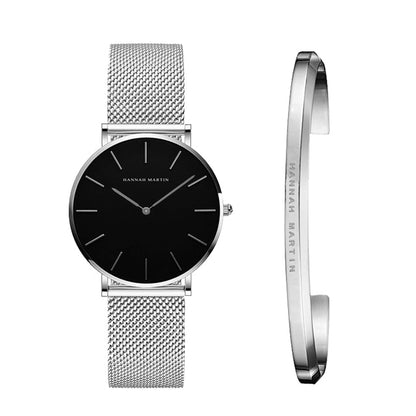 Stainless Steel U-shape Bracelet Watch