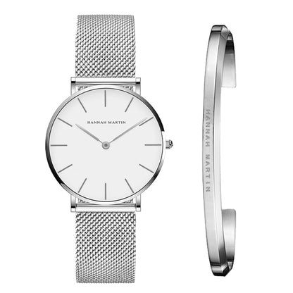 Stainless Steel U-shape Bracelet Watch