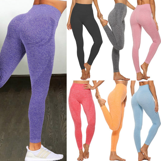 High Waist Seamless Leggings Push Up