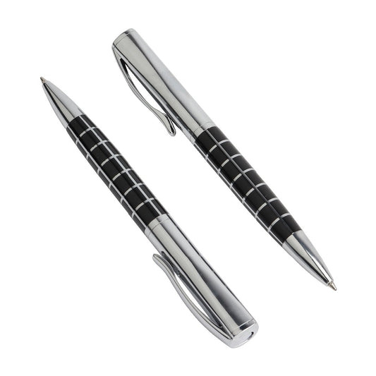 Rotating metal ballpoint pen stainless steel ball