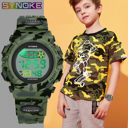 Sports Military Kids Digital Watch