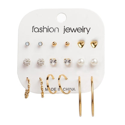 Earrings Set Pearl