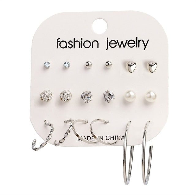 Earrings Set Pearl