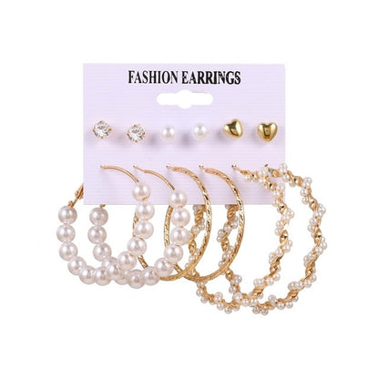 Earrings Set Pearl