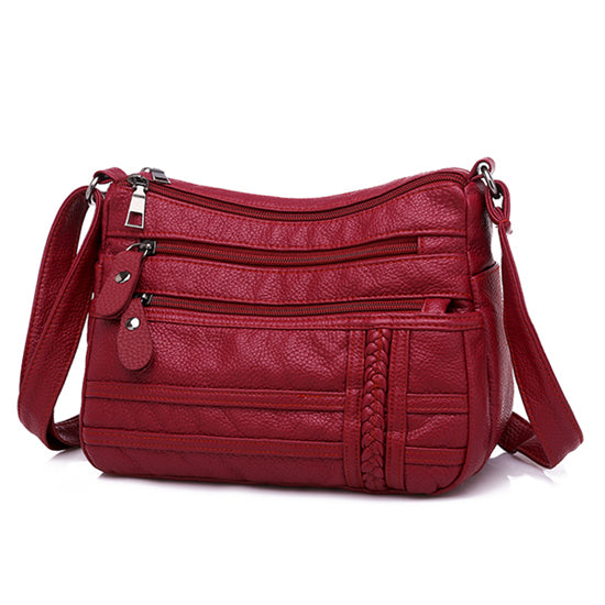 Pu Soft Leather Shoulder Bag