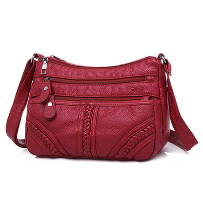 Pu Soft Leather Shoulder Bag