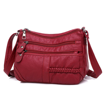 Pu Soft Leather Shoulder Bag