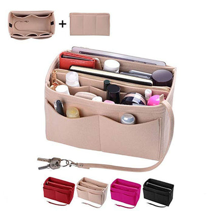 Brand Make up Organizer Felt Insert Bag