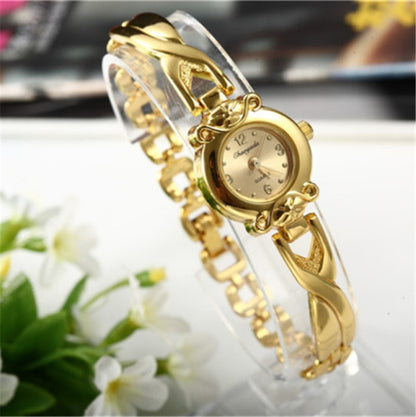 Bracelet Watch Golden Small Dial