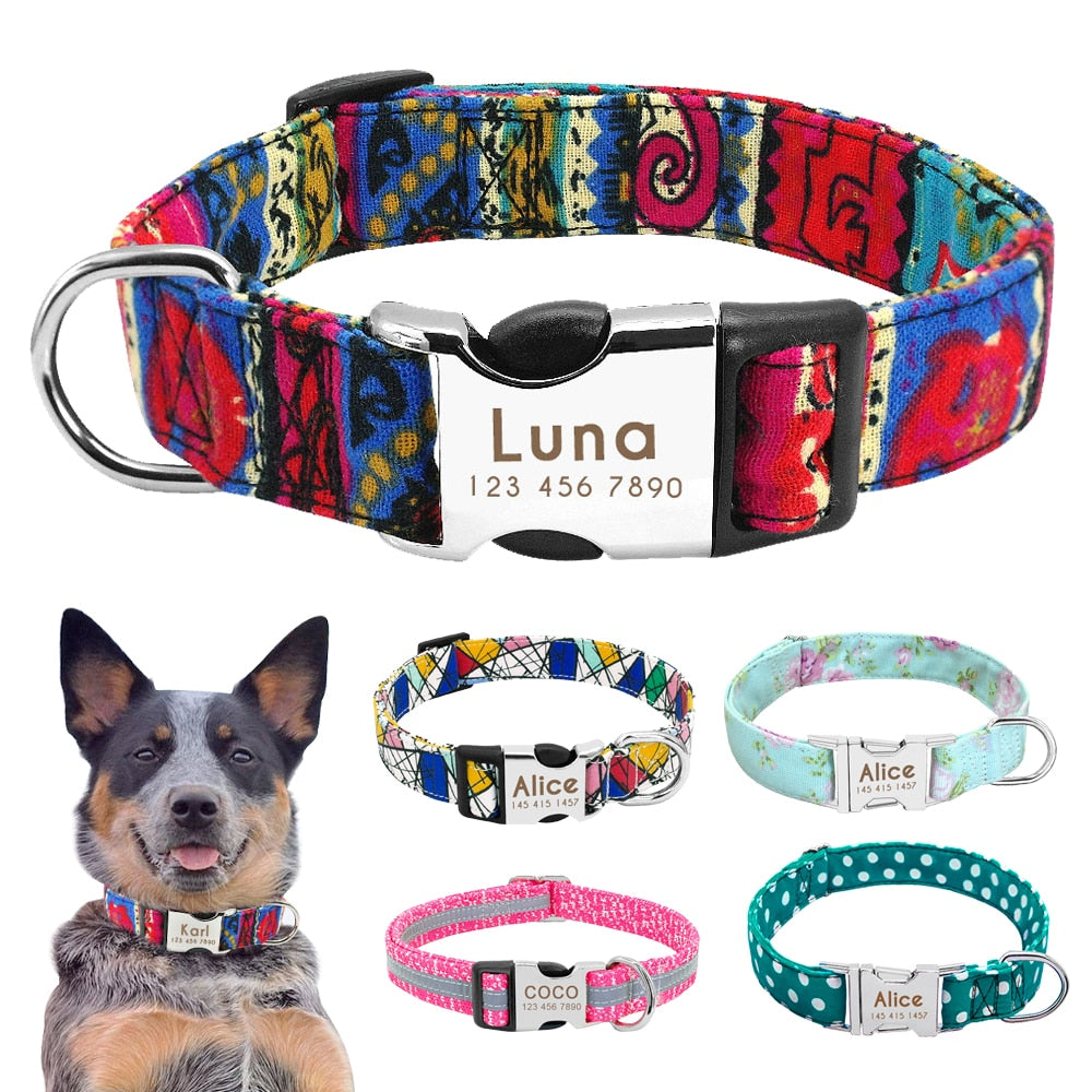 Dog Collar Personalized Pet Collar