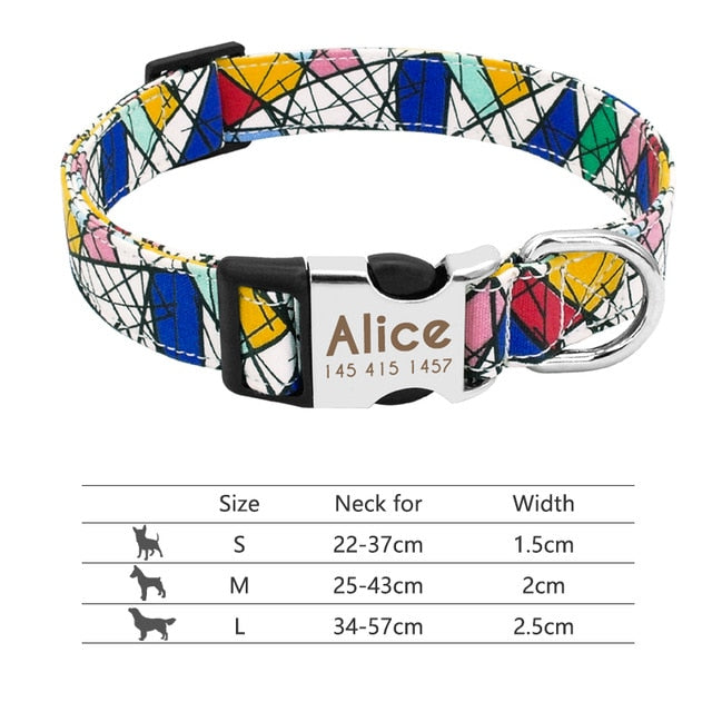 Dog Collar Personalized Pet Collar