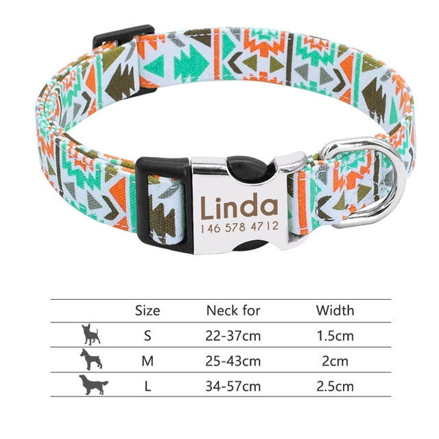 Dog Collar Personalized Pet Collar