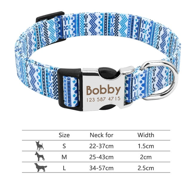 Dog Collar Personalized Pet Collar