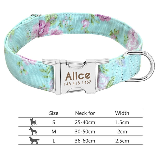 Dog Collar Personalized Pet Collar