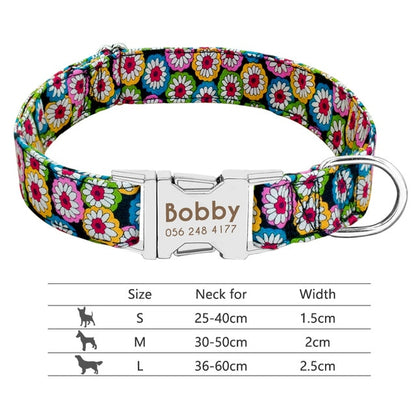 Dog Collar Personalized Pet Collar