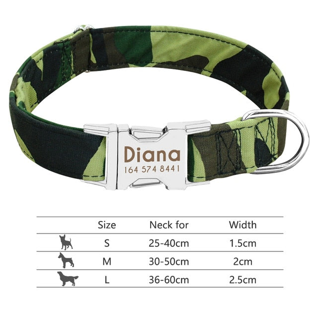 Dog Collar Personalized Pet Collar