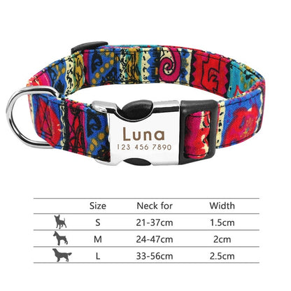 Dog Collar Personalized Pet Collar