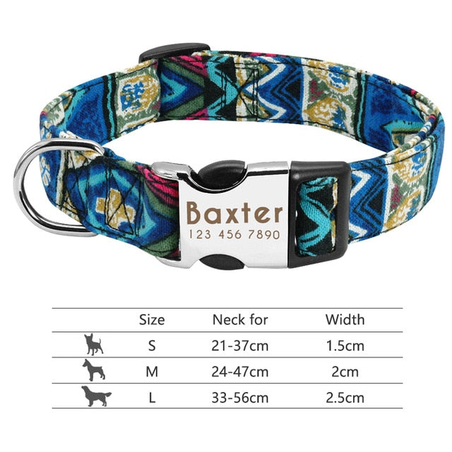 Dog Collar Personalized Pet Collar