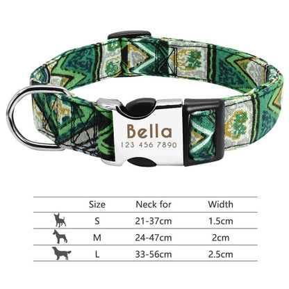 Dog Collar Personalized Pet Collar