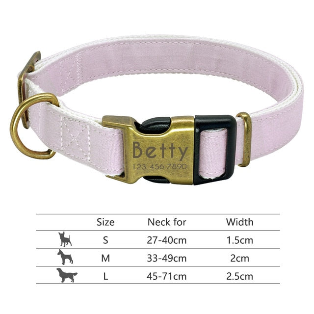 Dog Collar Personalized Pet Collar