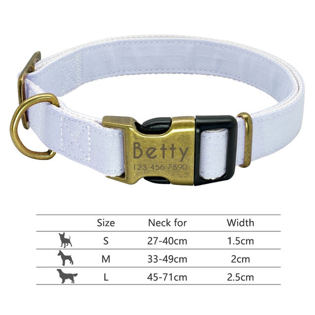 Dog Collar Personalized Pet Collar