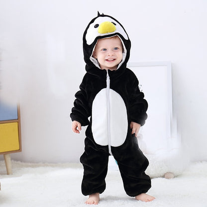 Baby Rompers Winter Kigurumi Lion