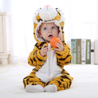 Baby Rompers Winter Kigurumi Lion