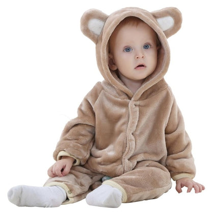 Baby Rompers Winter Kigurumi Lion