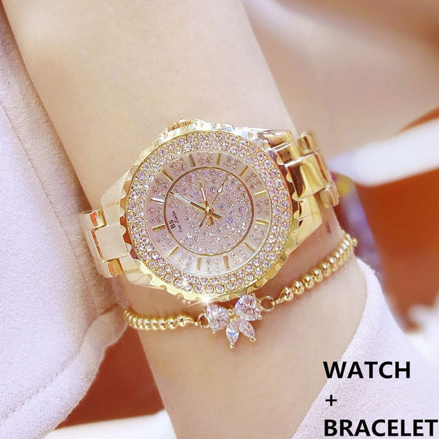 Diamond Quartz Ladies Watch