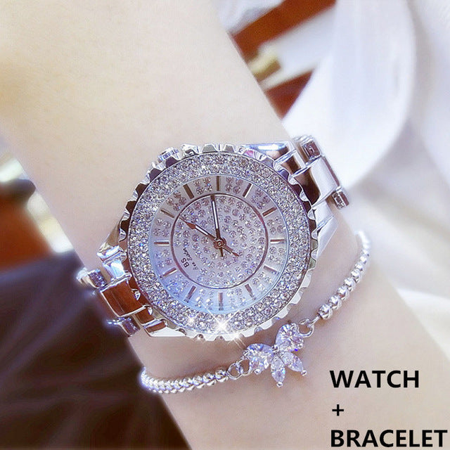 Diamond Quartz Ladies Watch