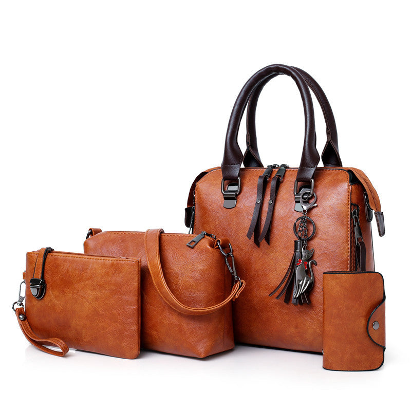 4 pcs /Set High Quality Ladies Handbag