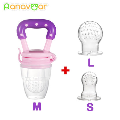 Baby Nipple Fresh Food Fruit Milk Feeding Bottle