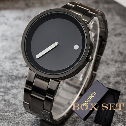 Unique Gift Cool Minimalist Style Wristwatch Stainless Steel