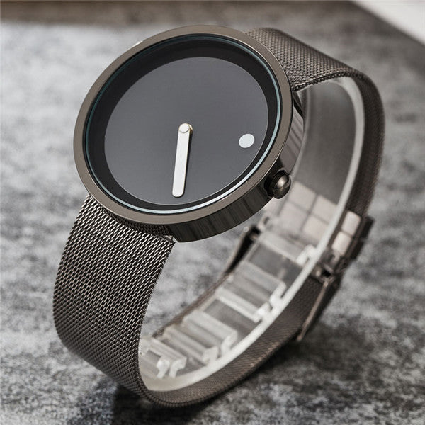 Unique Gift Cool Minimalist Style Wristwatch Stainless Steel