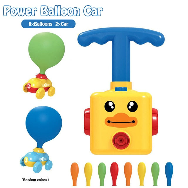 New Power Balloon Car Toy Inertial Power