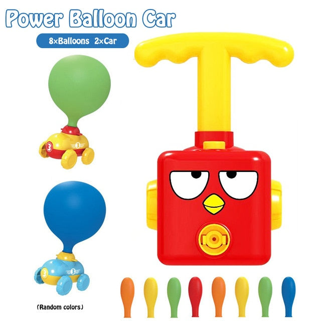 New Power Balloon Car Toy Inertial Power