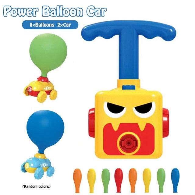 New Power Balloon Car Toy Inertial Power