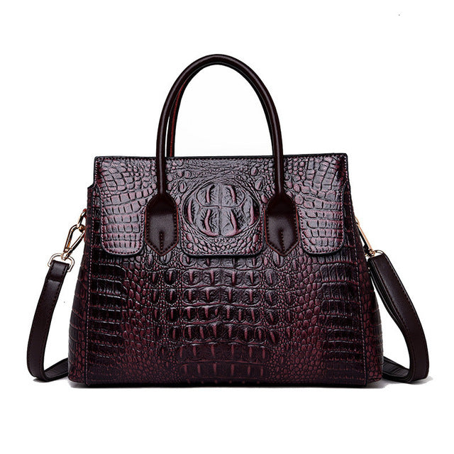 Vintage Crocodile Genuine Leather