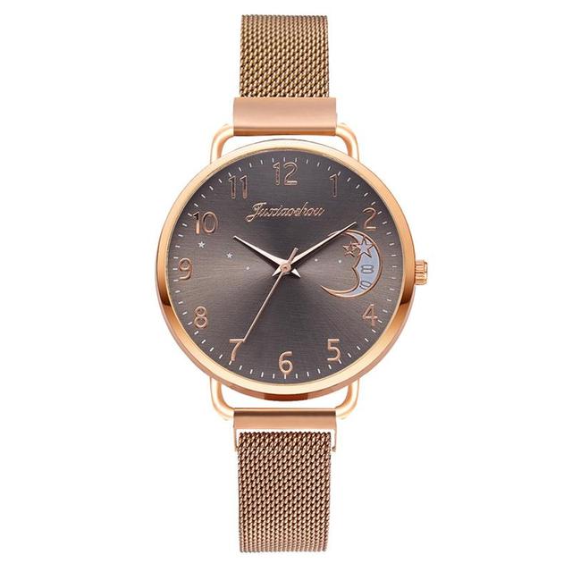 Rose Gold Mesh Strap  Watch