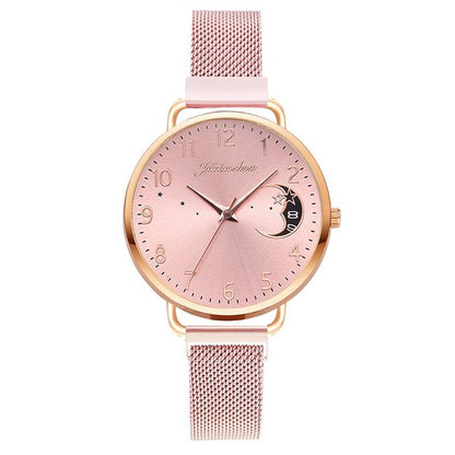 Rose Gold Mesh Strap  Watch