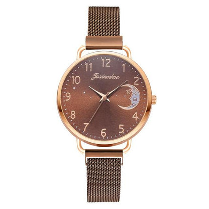 Rose Gold Mesh Strap  Watch