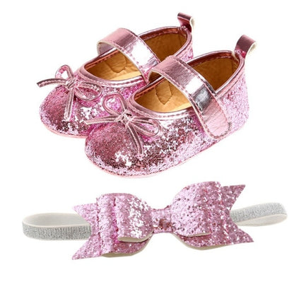 Sequins Baby Shoes Leather Toddler