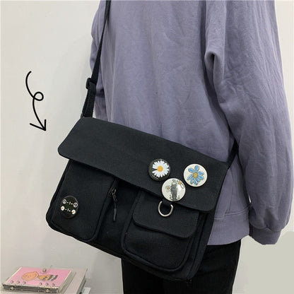 Canvas Diagonal Cross Bag